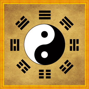 中国古老的《太极八卦图》,基本的阴阳区分和说明